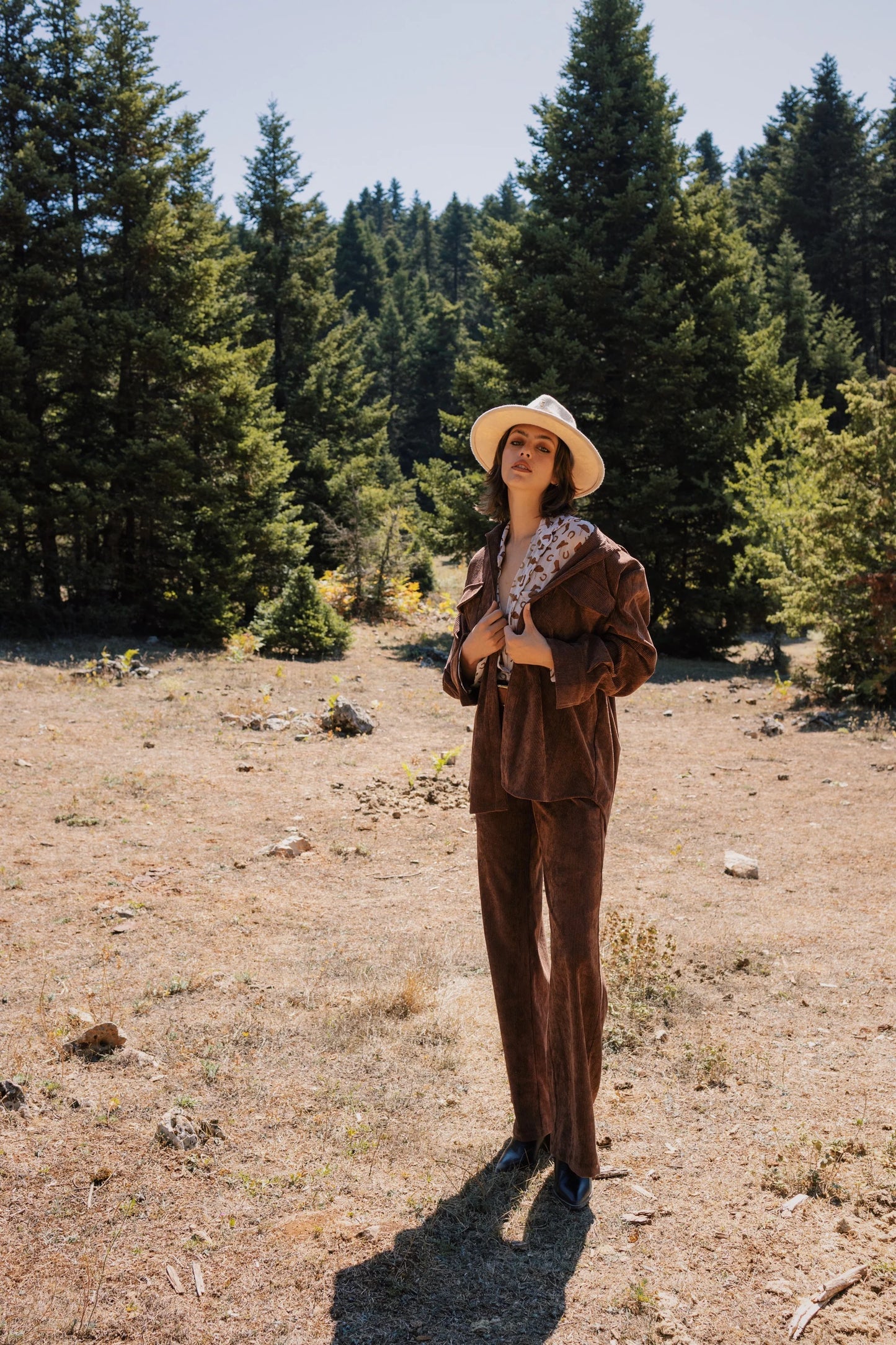 Etta Unisex Jacket - Brown