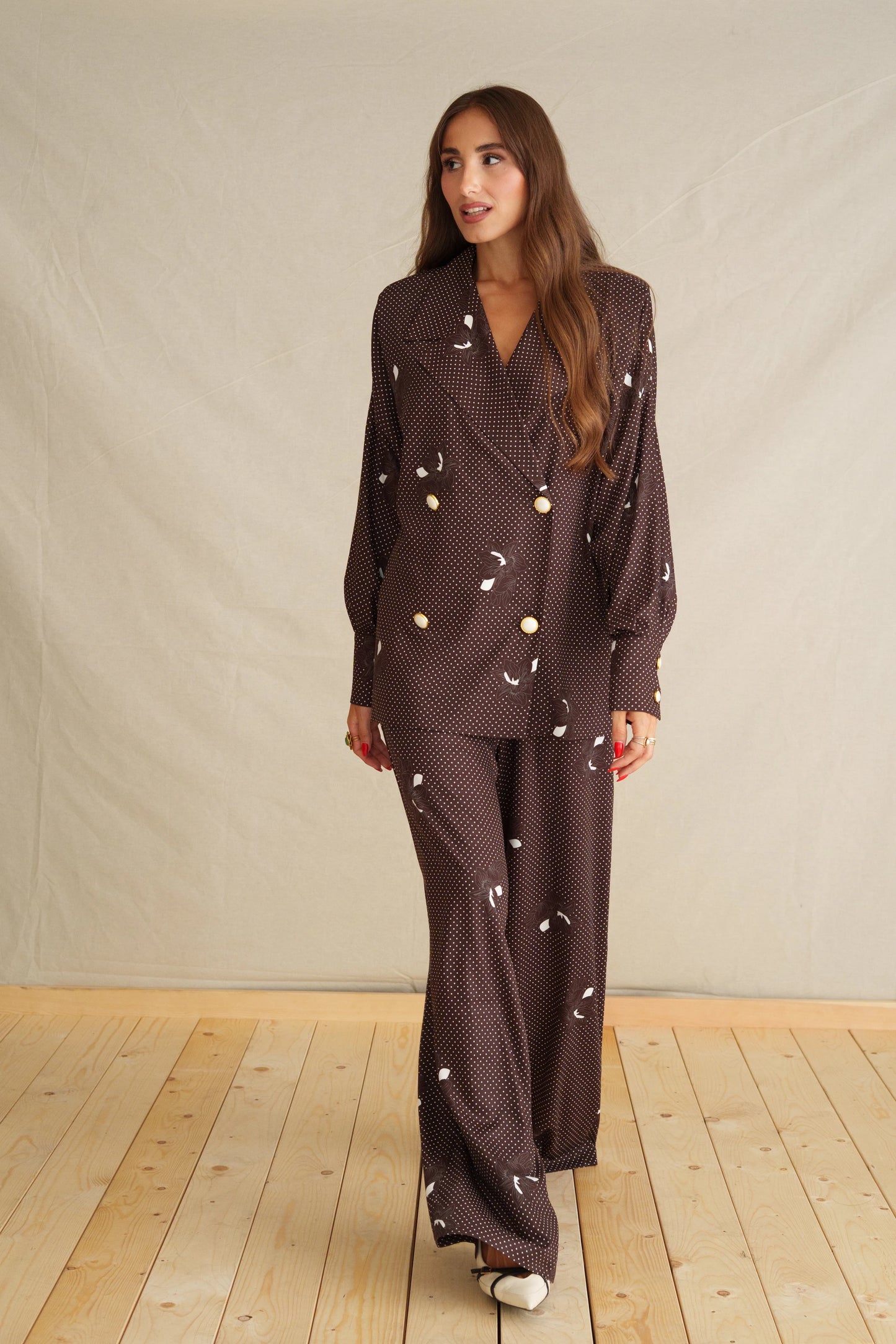 Her Closet Brown Classic Pants