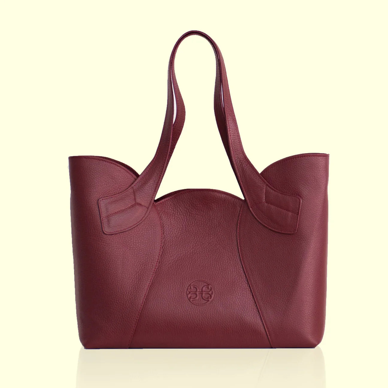 Tulip Tote Bag - Cherry Red