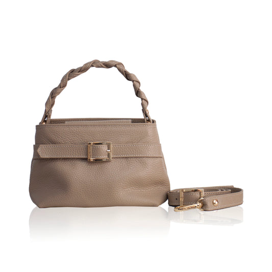 Emily 20 Leather Bag - Taupe