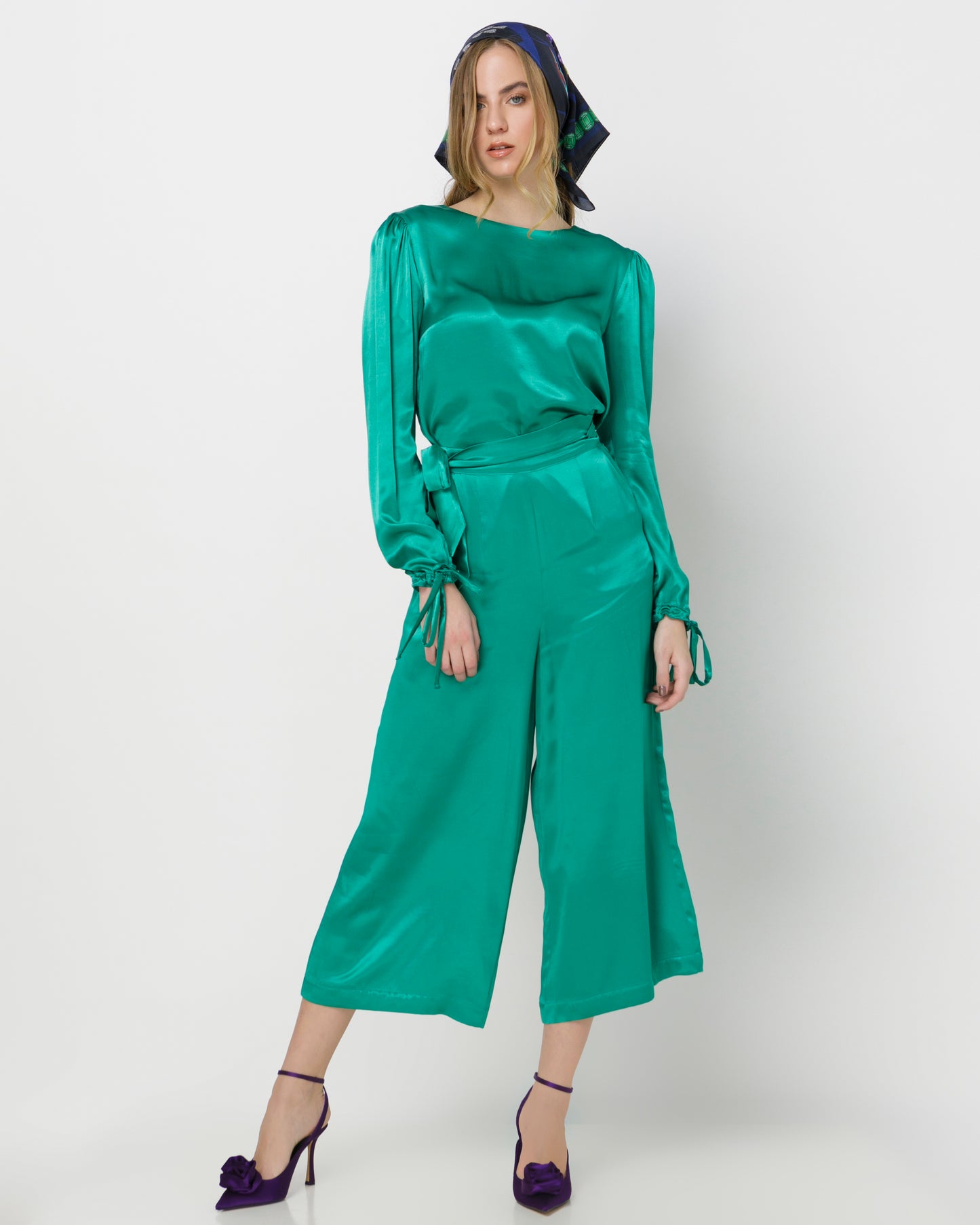 Aurelia Top - Emerald Green