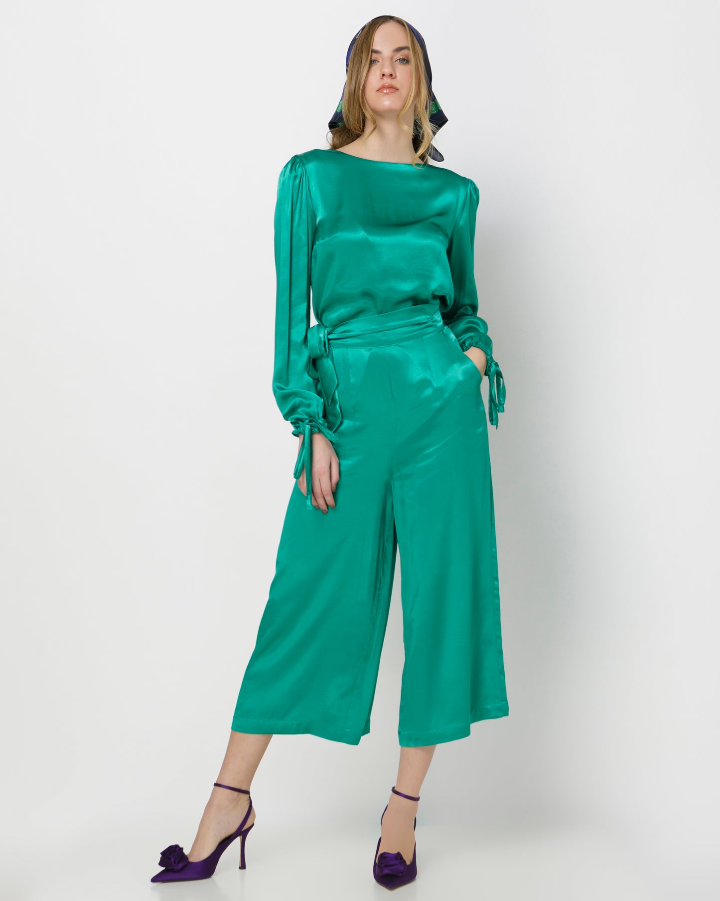 Aurelia Top - Emerald Green