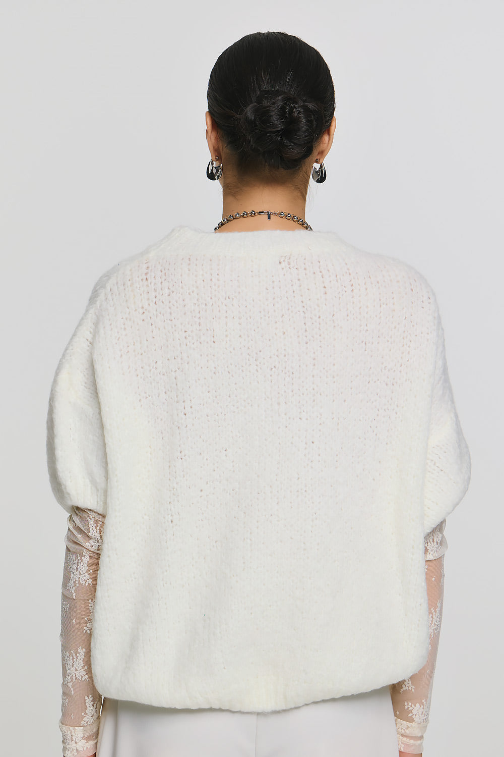 Short Sleeve Pullover - Ivory