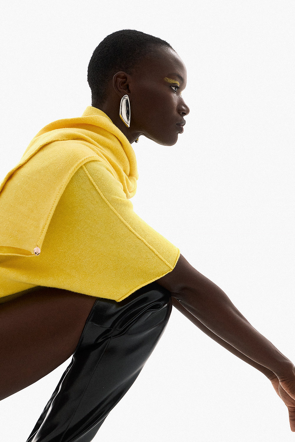 Soft Knitwear 3/4 Sleeve | Yellow