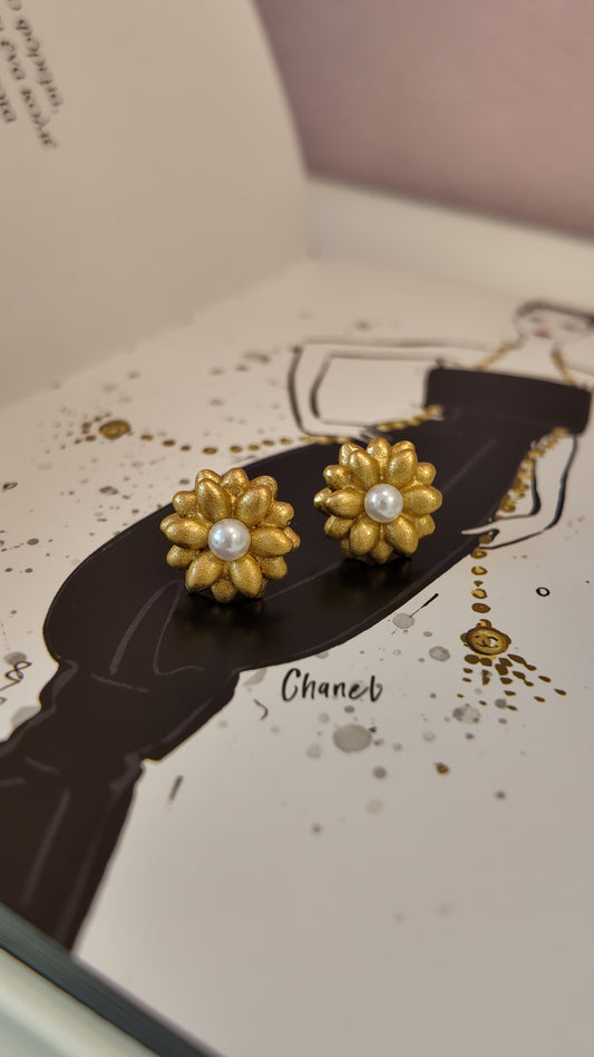 Pearl Blossom Earrings