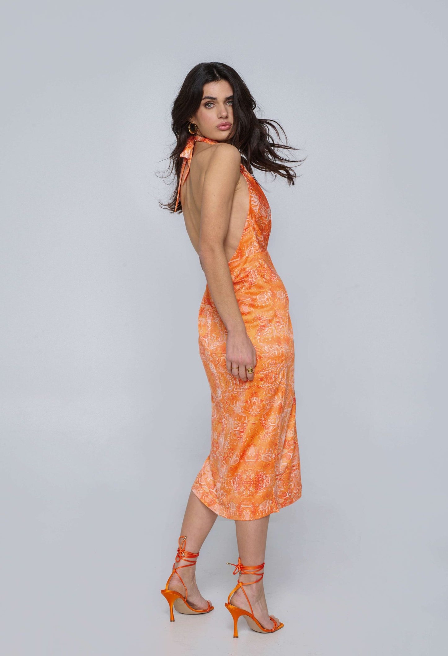 Tequila Sunrise Midi Dress