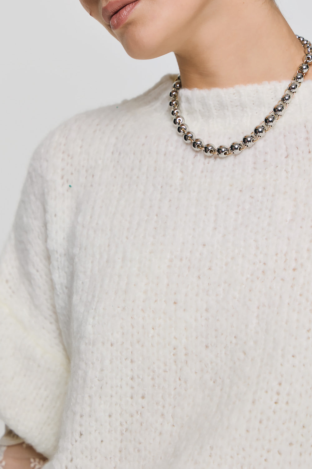 Short Sleeve Pullover - Ivory