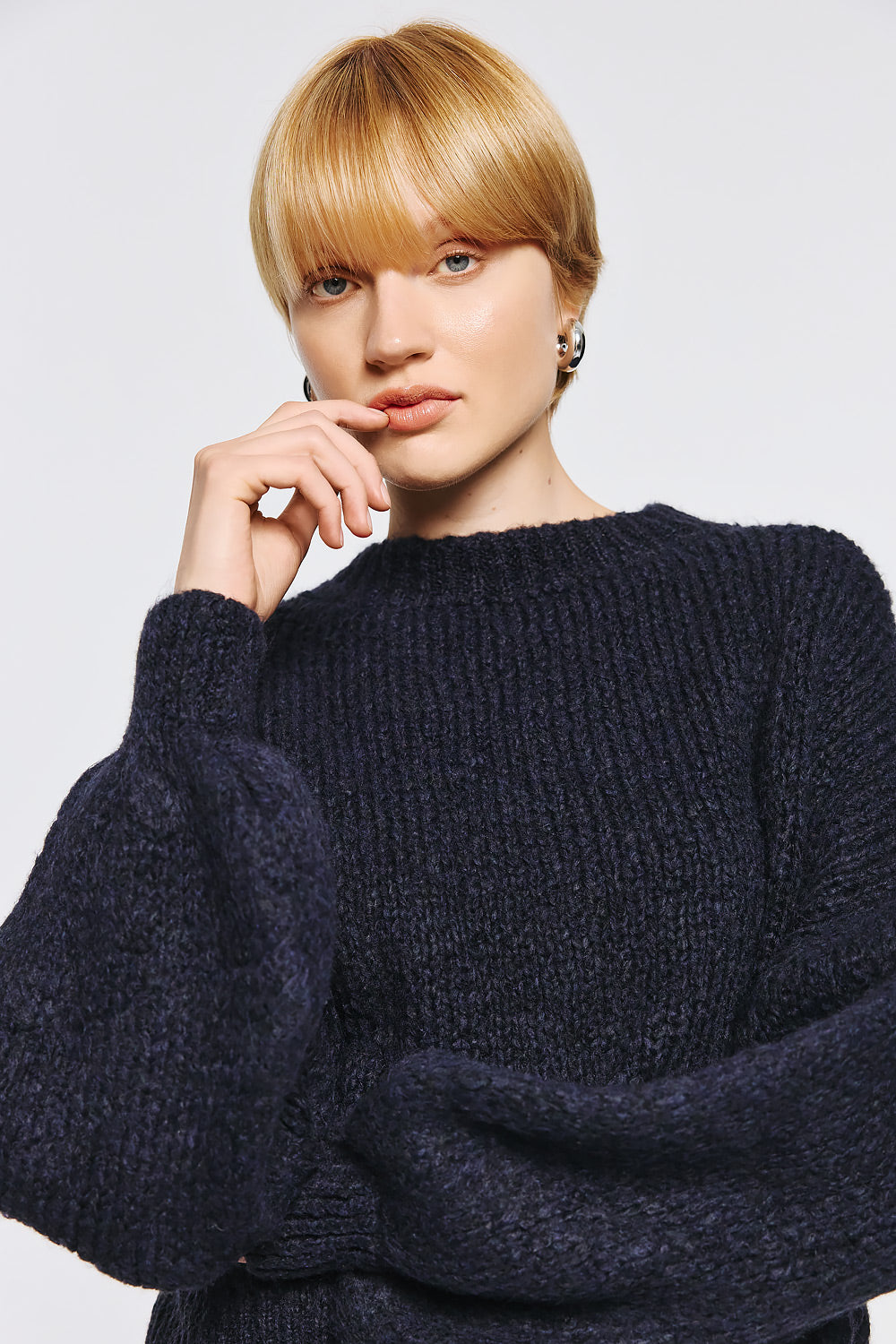 Long Sleeve Pullover - Blue