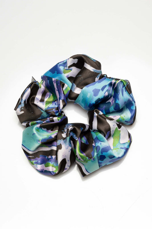 Blue Mirage Scrunchie