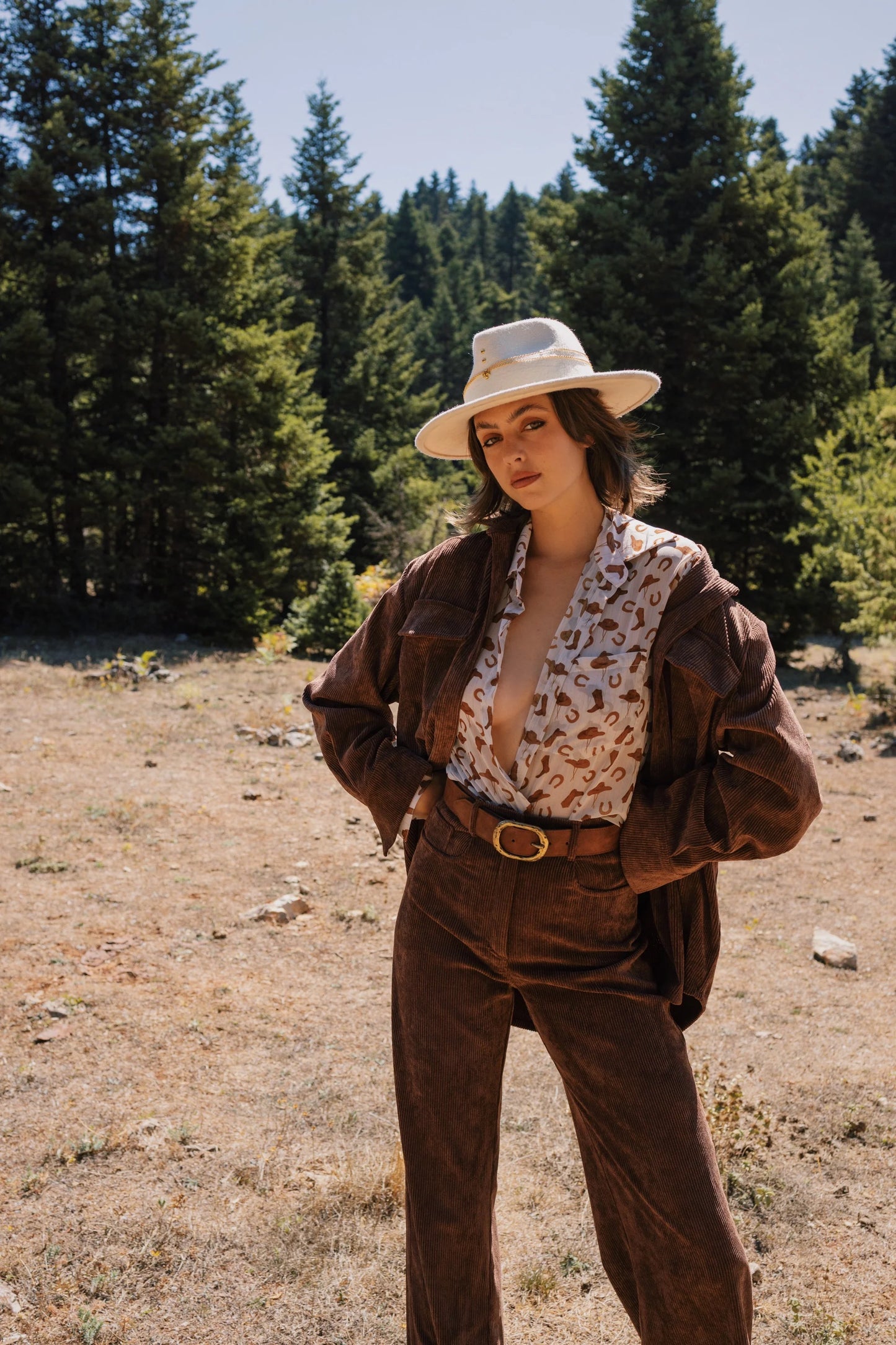 Etta Unisex Jacket - Brown