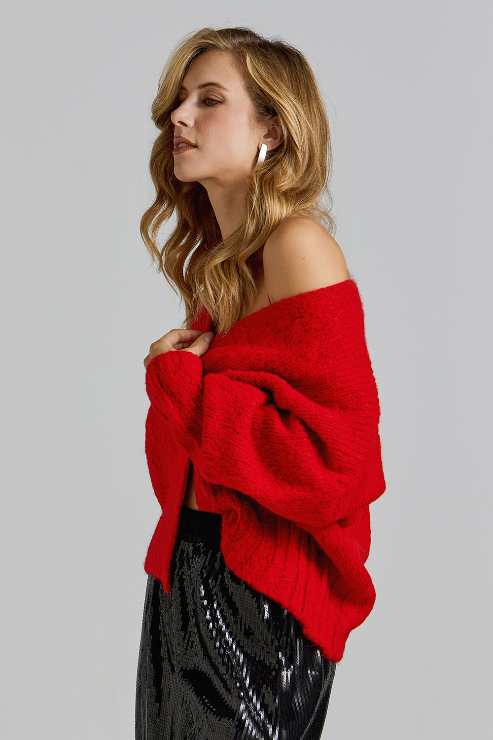 Cardigan-Red