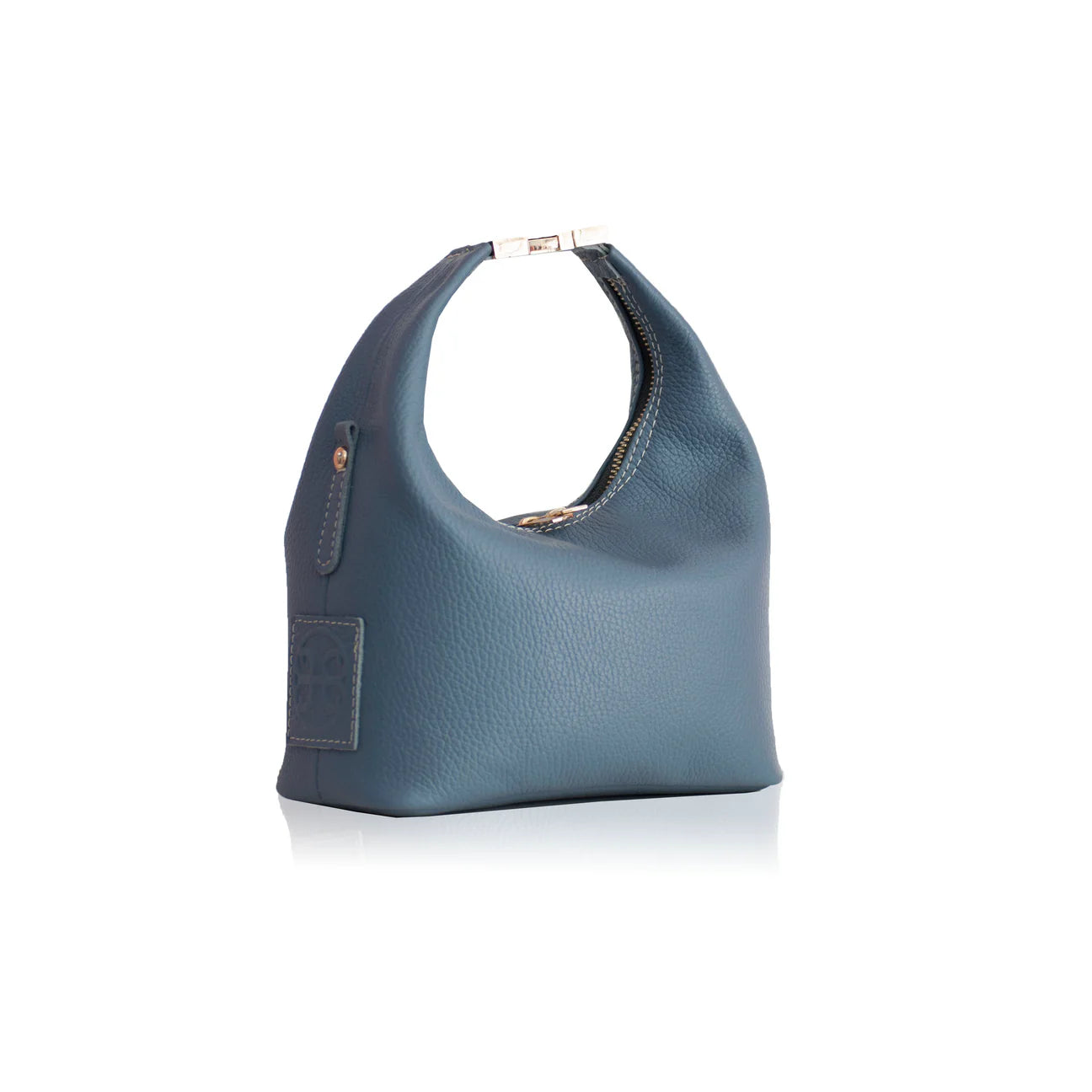 Maggie Leather Handbag - French Blue