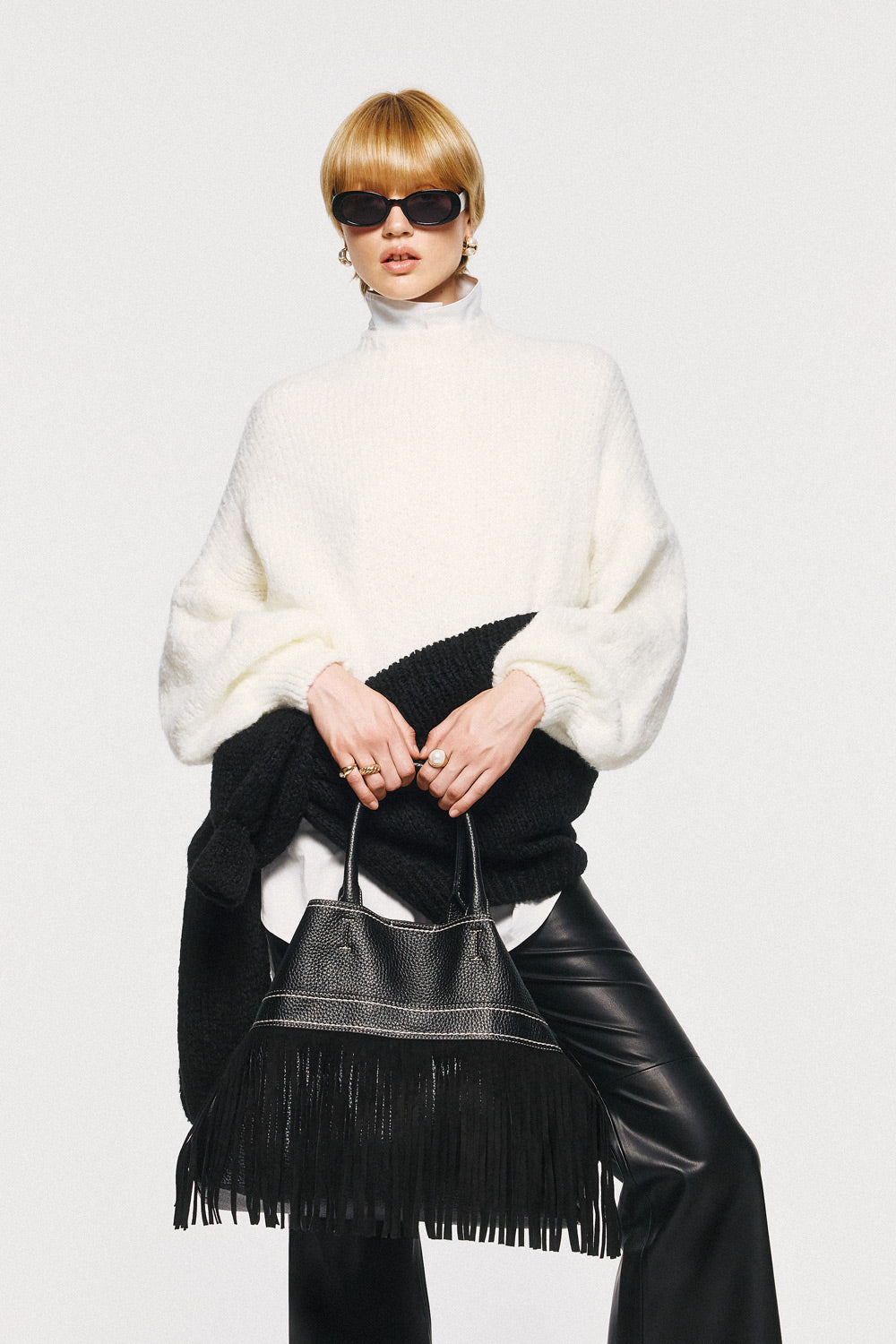 Long Sleeve Pullover - Ivory