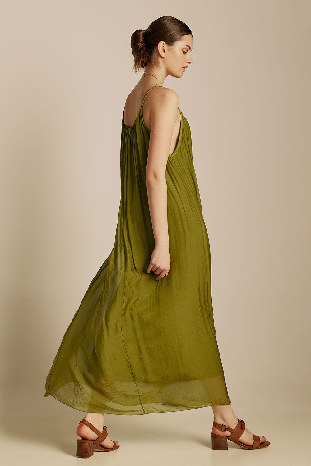 Dione Dress | Olive Green