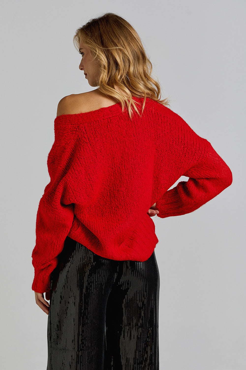 Cardigan-Red