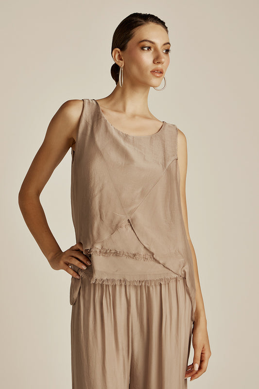 Calypso Top - Beige