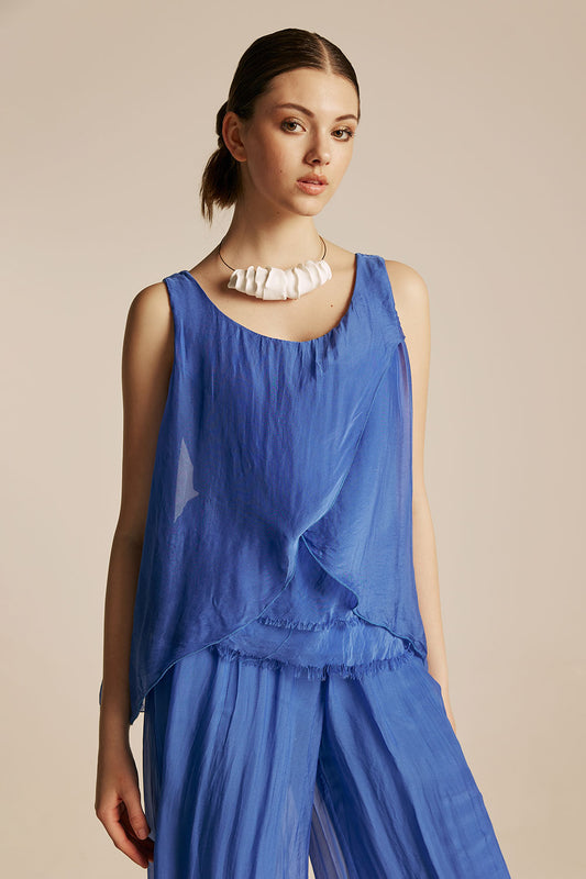Calypso Top - Blue Royal