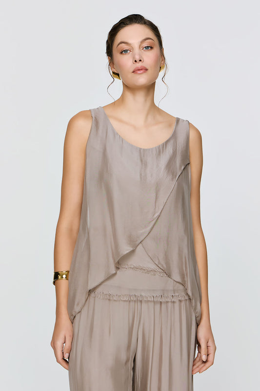 Calypso Top | Beige