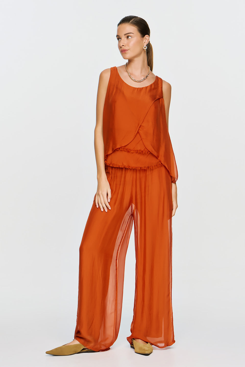 Calypso Top | Burnt Orange