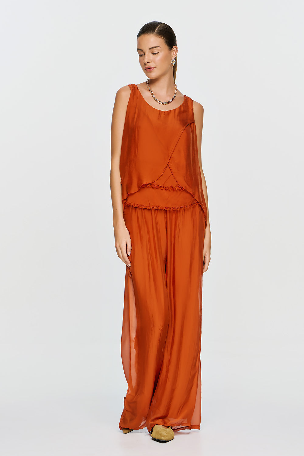 Calypso Top | Burnt Orange
