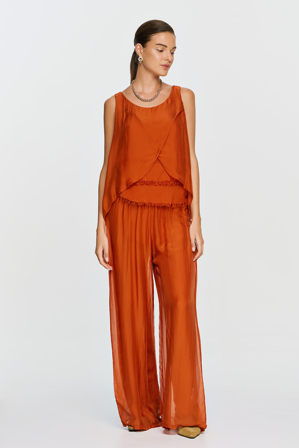 Calypso Top | Burnt Orange