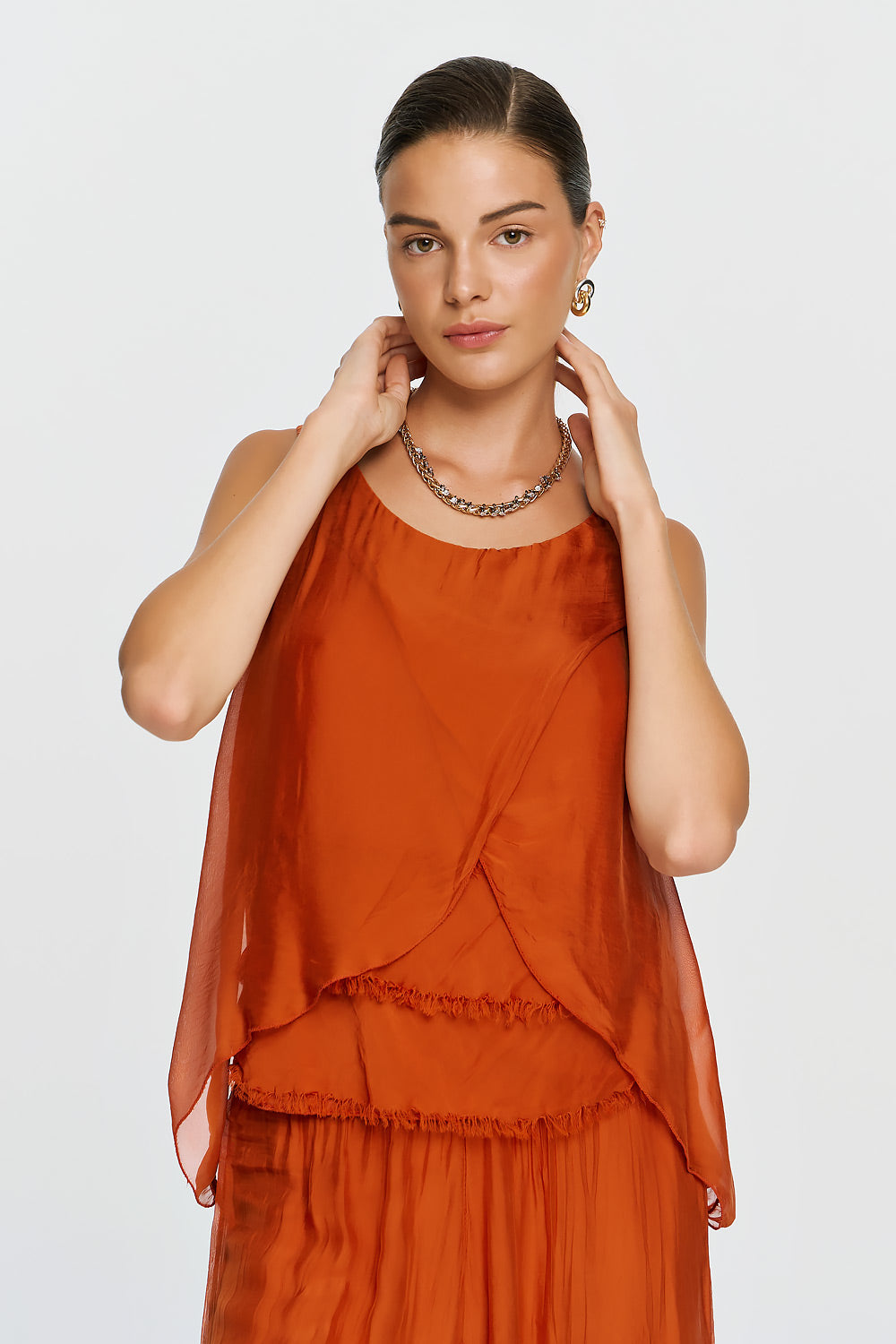 Calypso Top | Burnt Orange