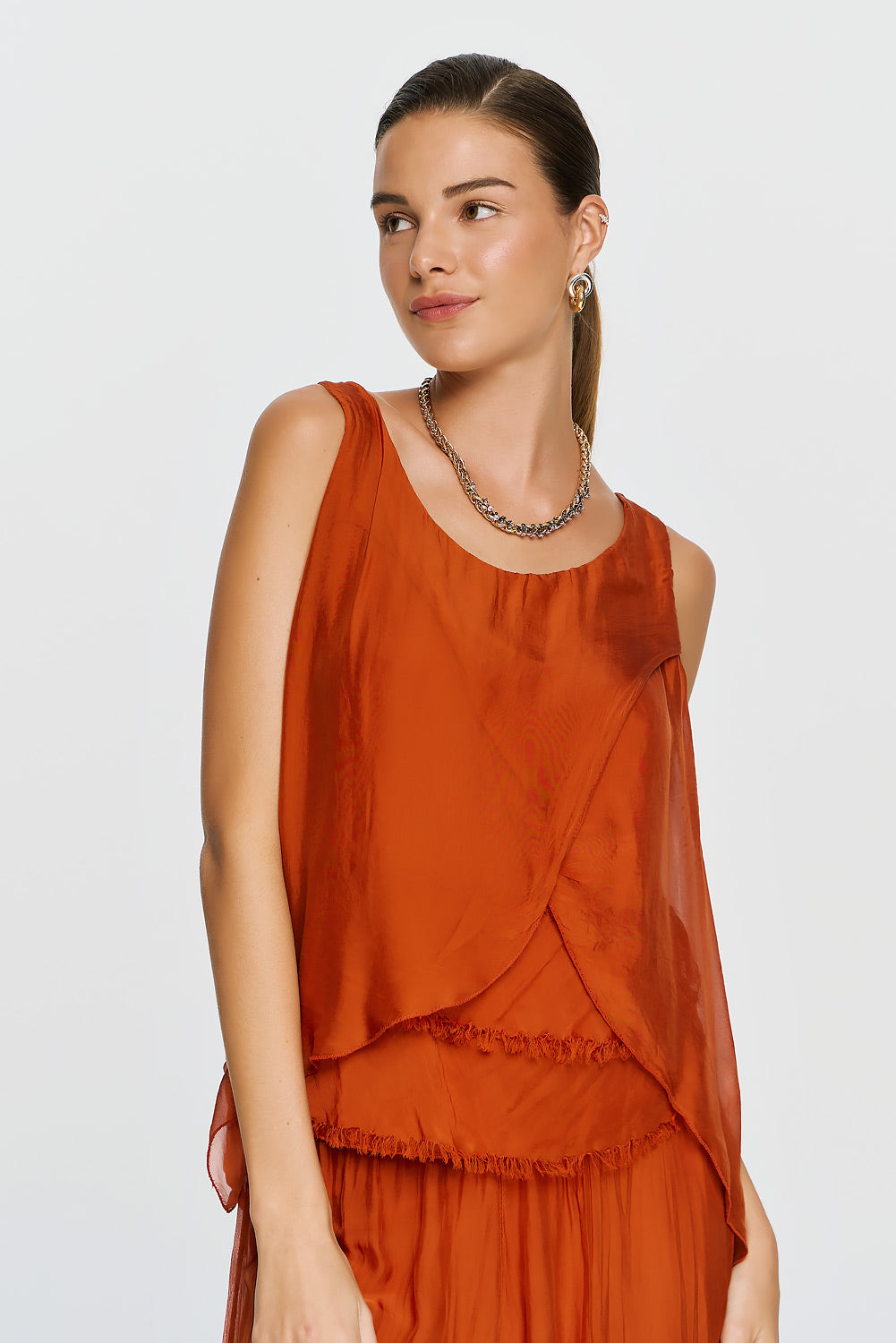 Calypso Top | Burnt Orange