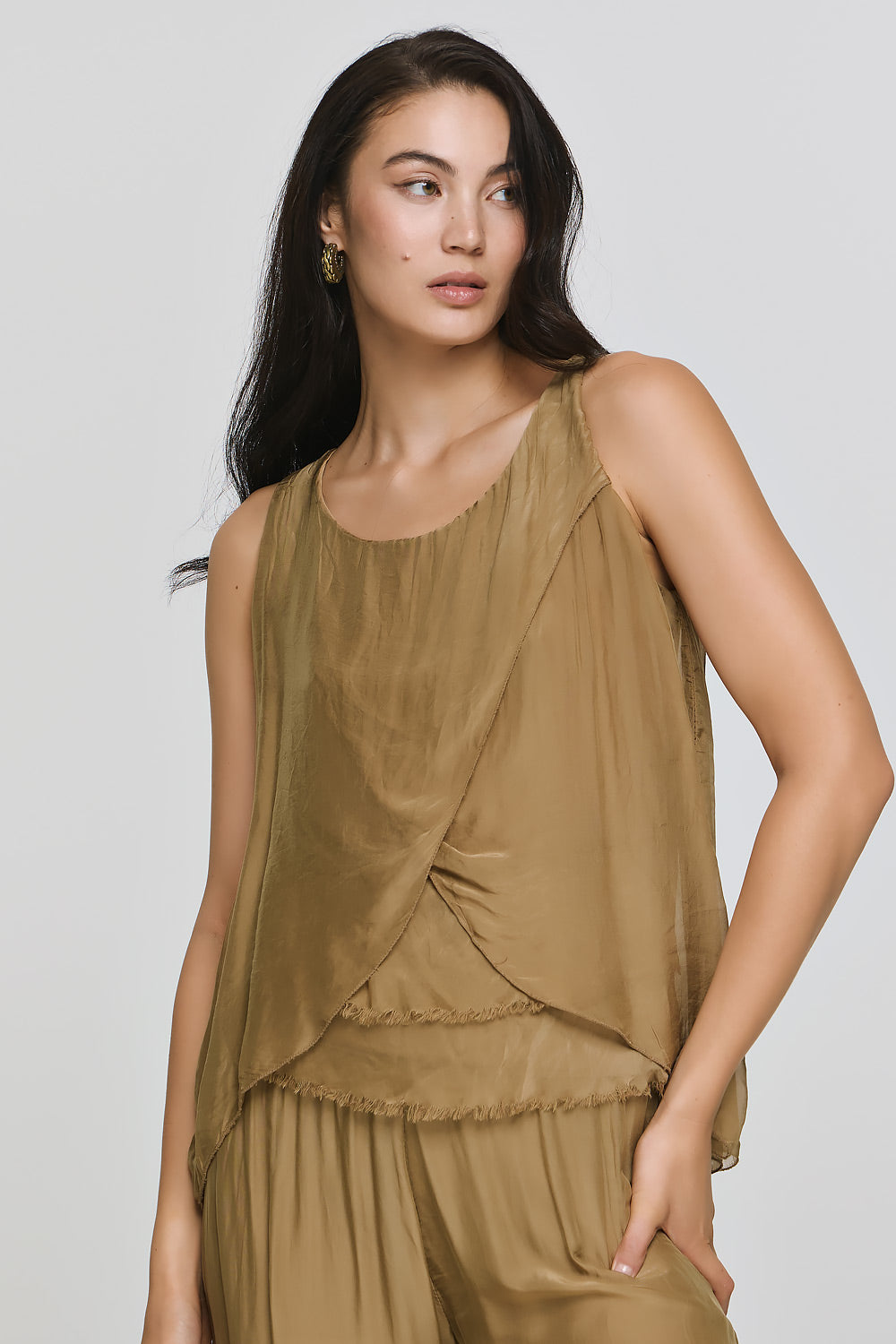 Calypso Top | Camel