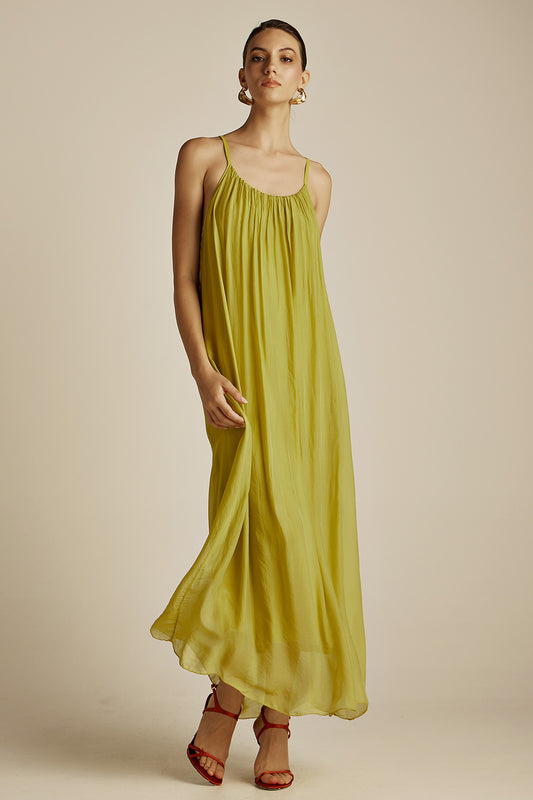 Dione Dress | Lime