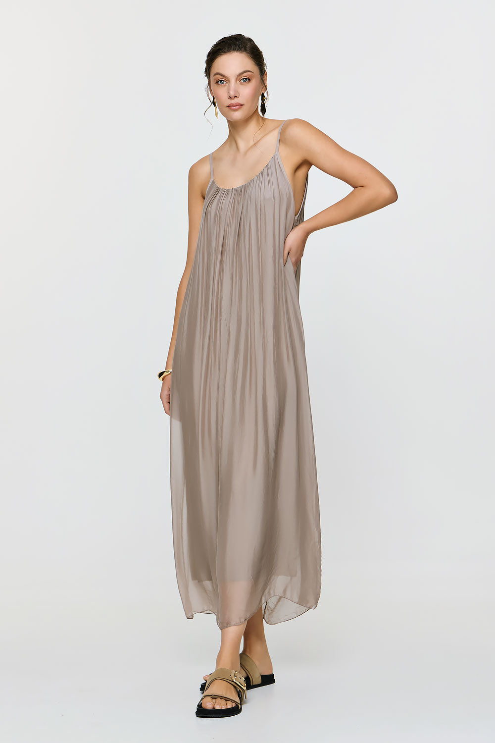 Dione Dress | Beige