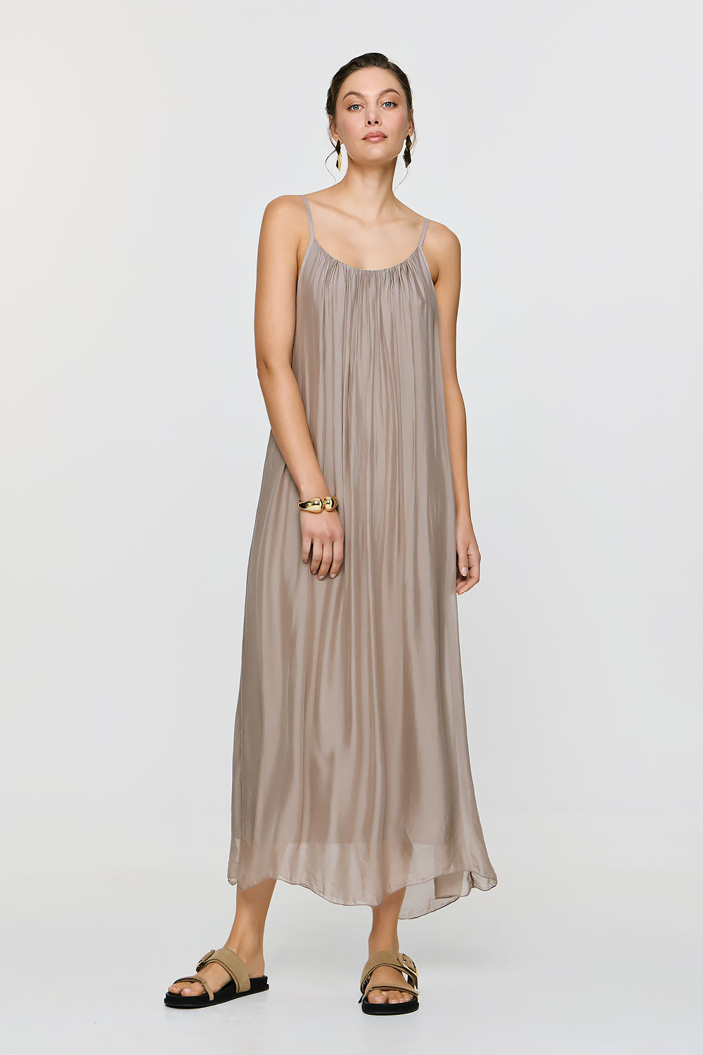 Dione Dress | Beige