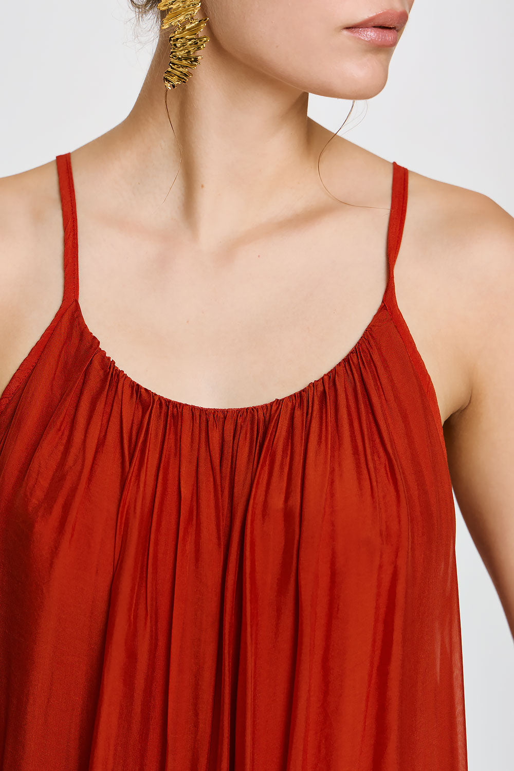 Dione Dress | Burnt Orange
