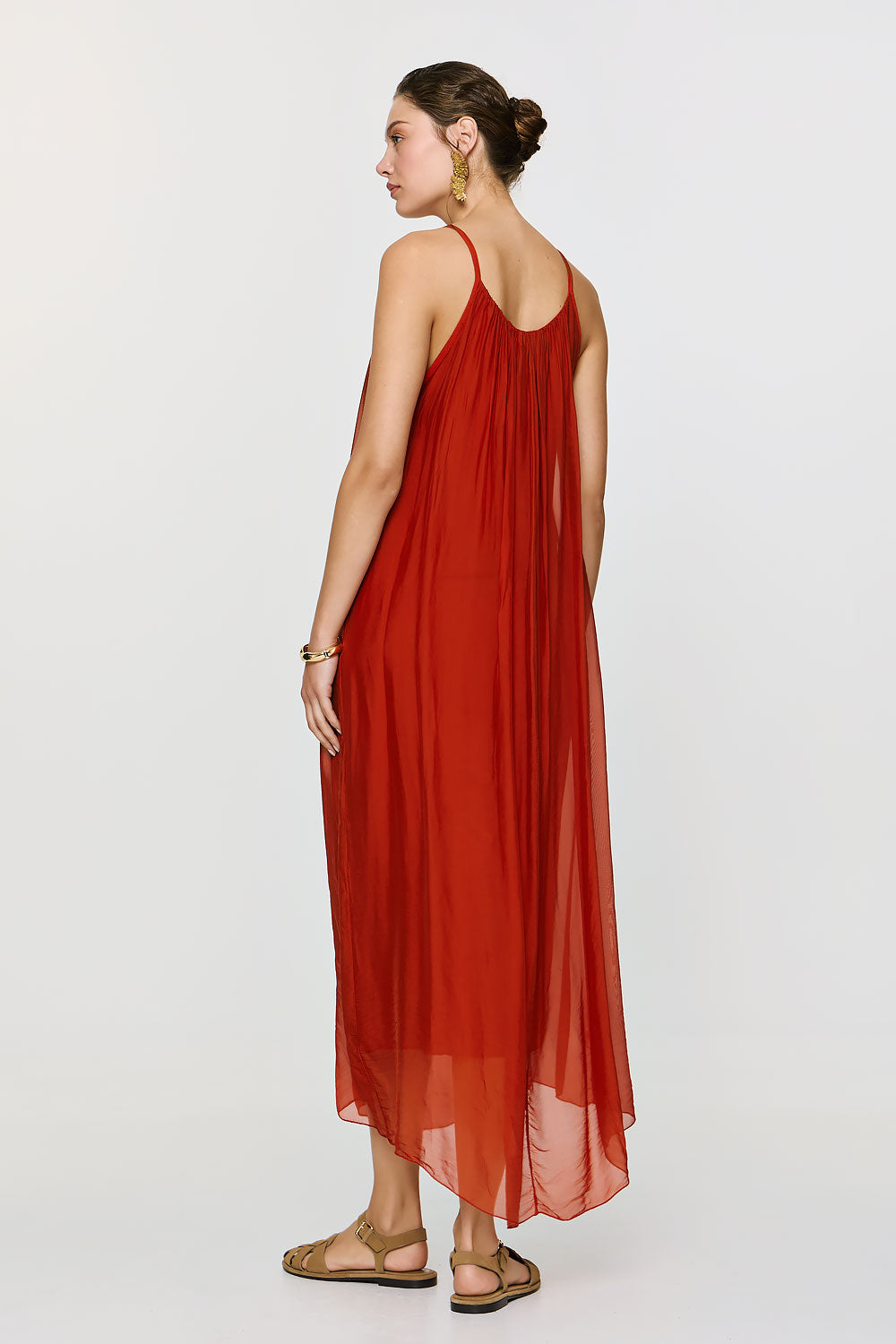 Dione Dress | Burnt Orange