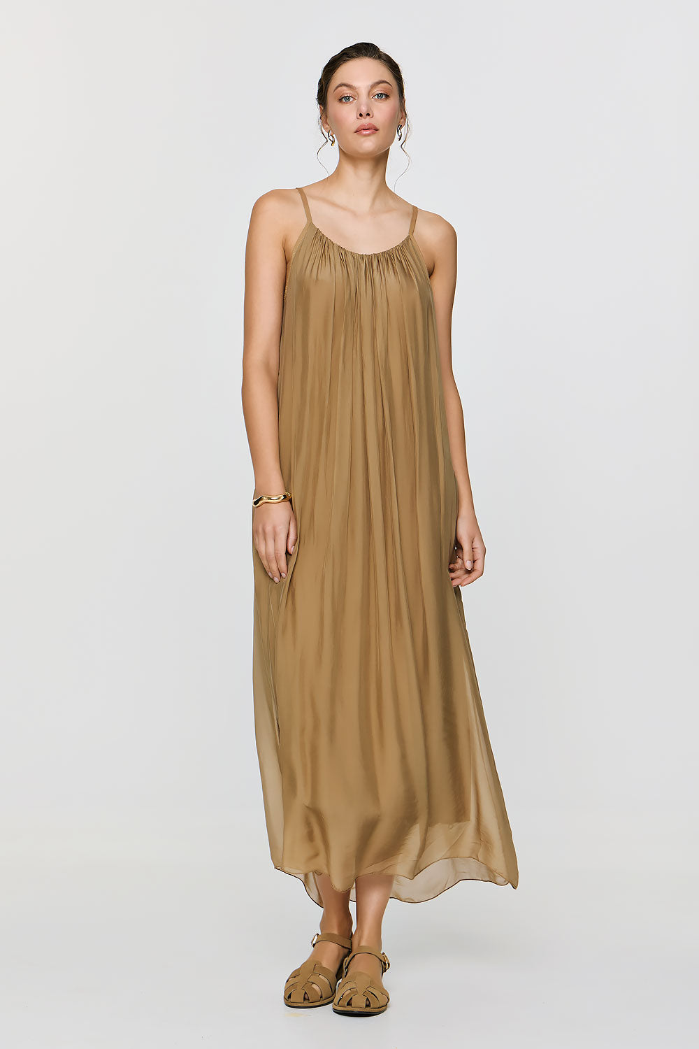 Dione Dress | Camel