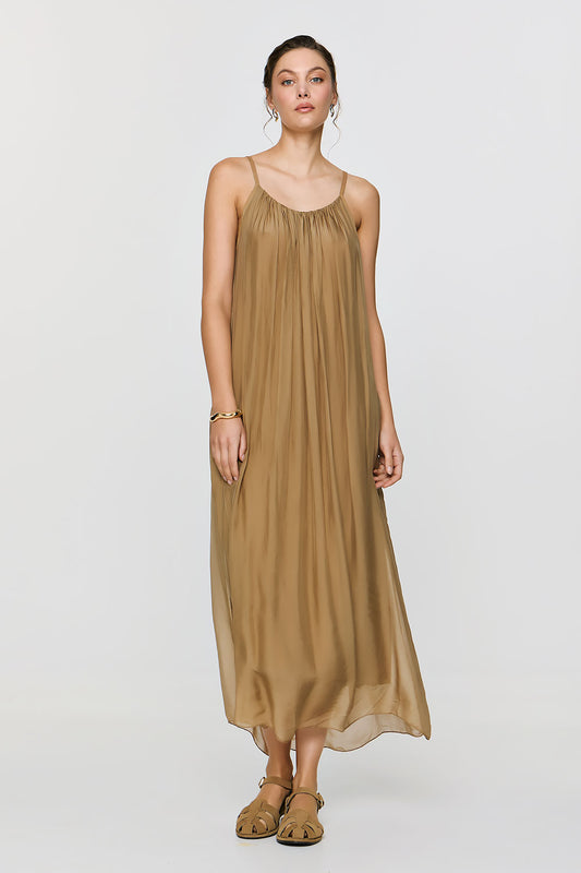 Dione Dress | Camel