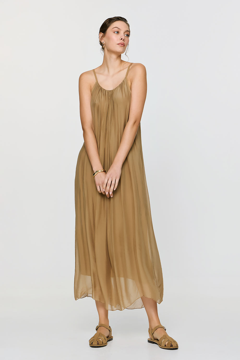 Dione Dress | Camel