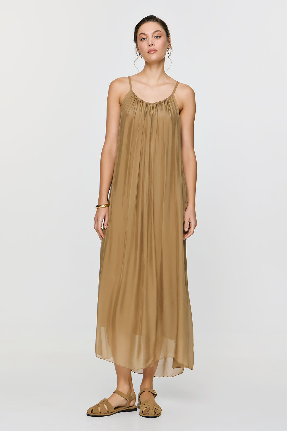 Dione Dress | Camel