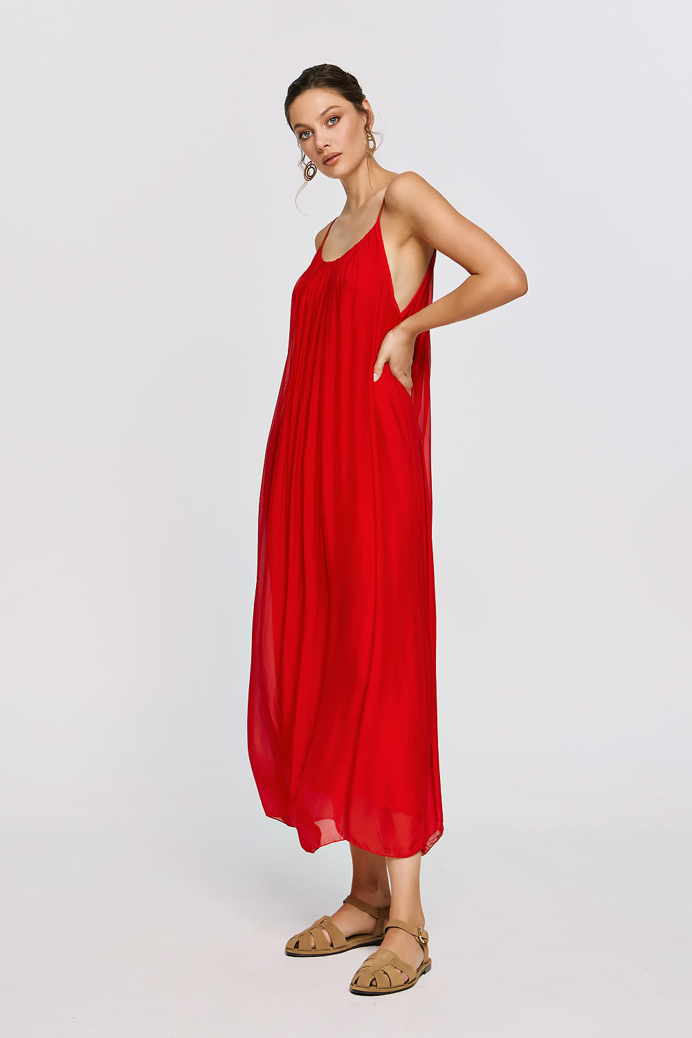 Dione Dress | Red