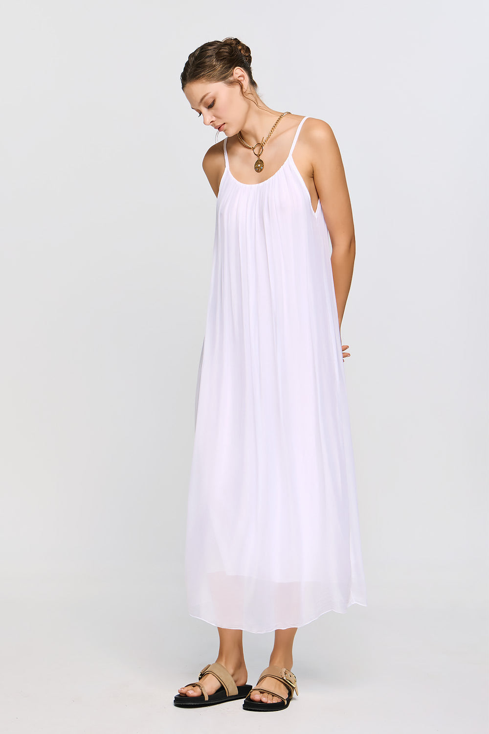 Dione Dress | White