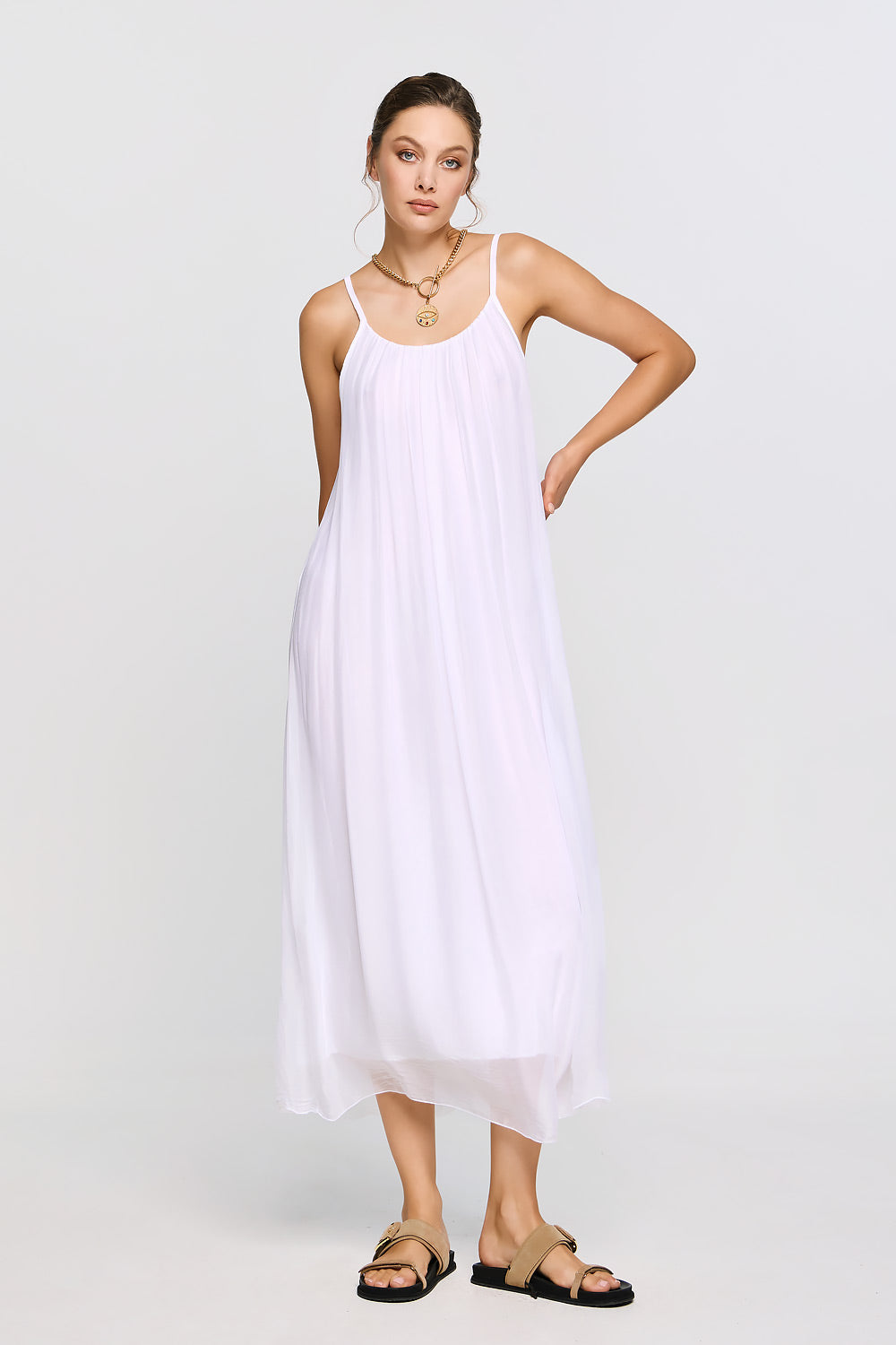 Dione Dress | White
