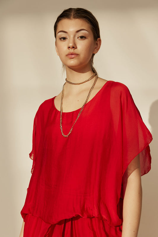 Eugenie Top - Red