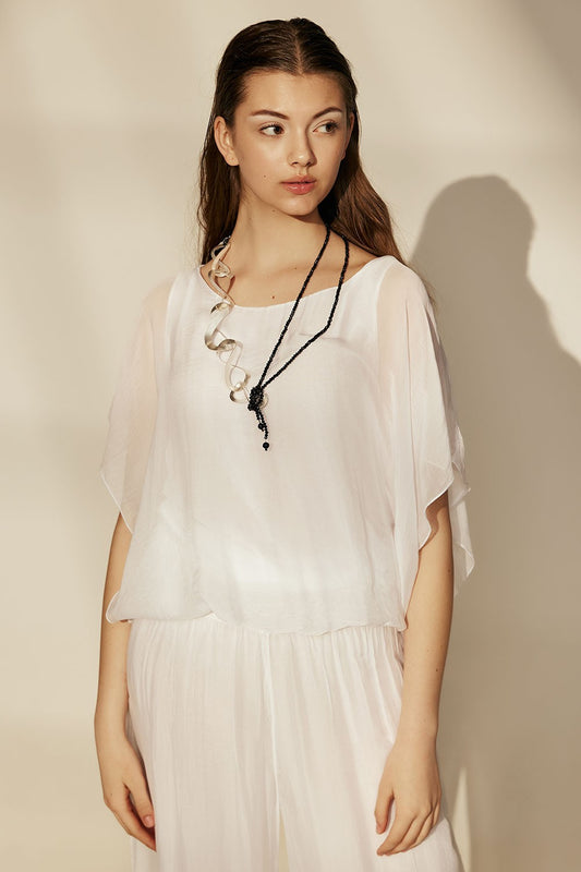 Eugenie Top - White