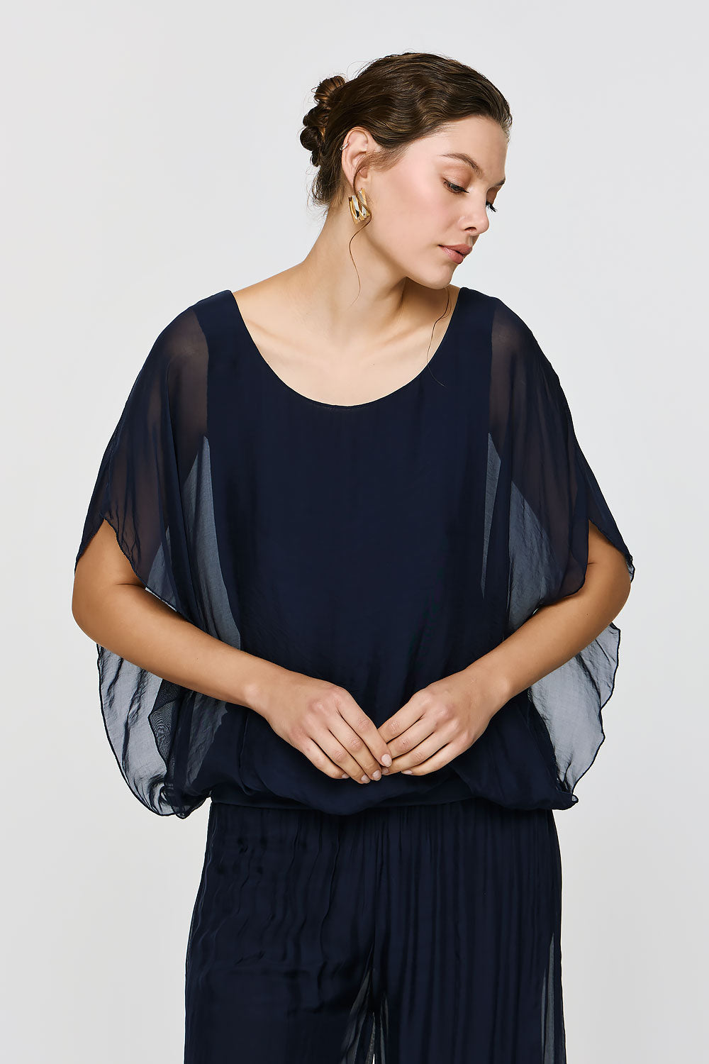 Eugenie Top | Blue