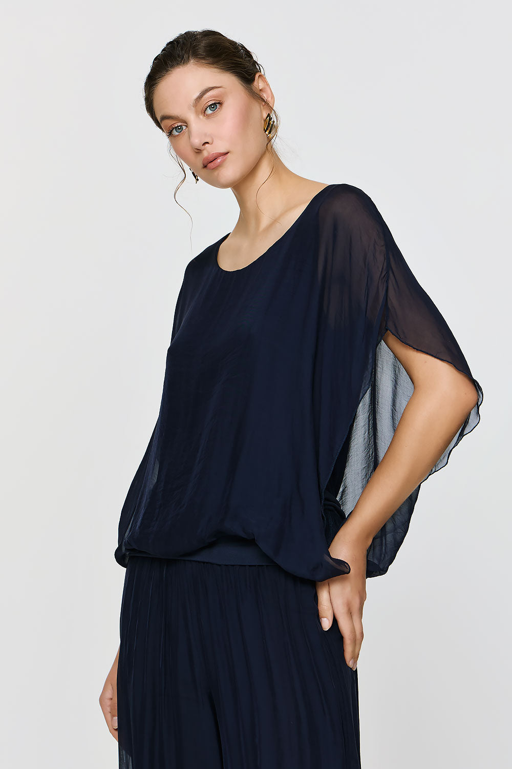 Eugenie Top | Blue