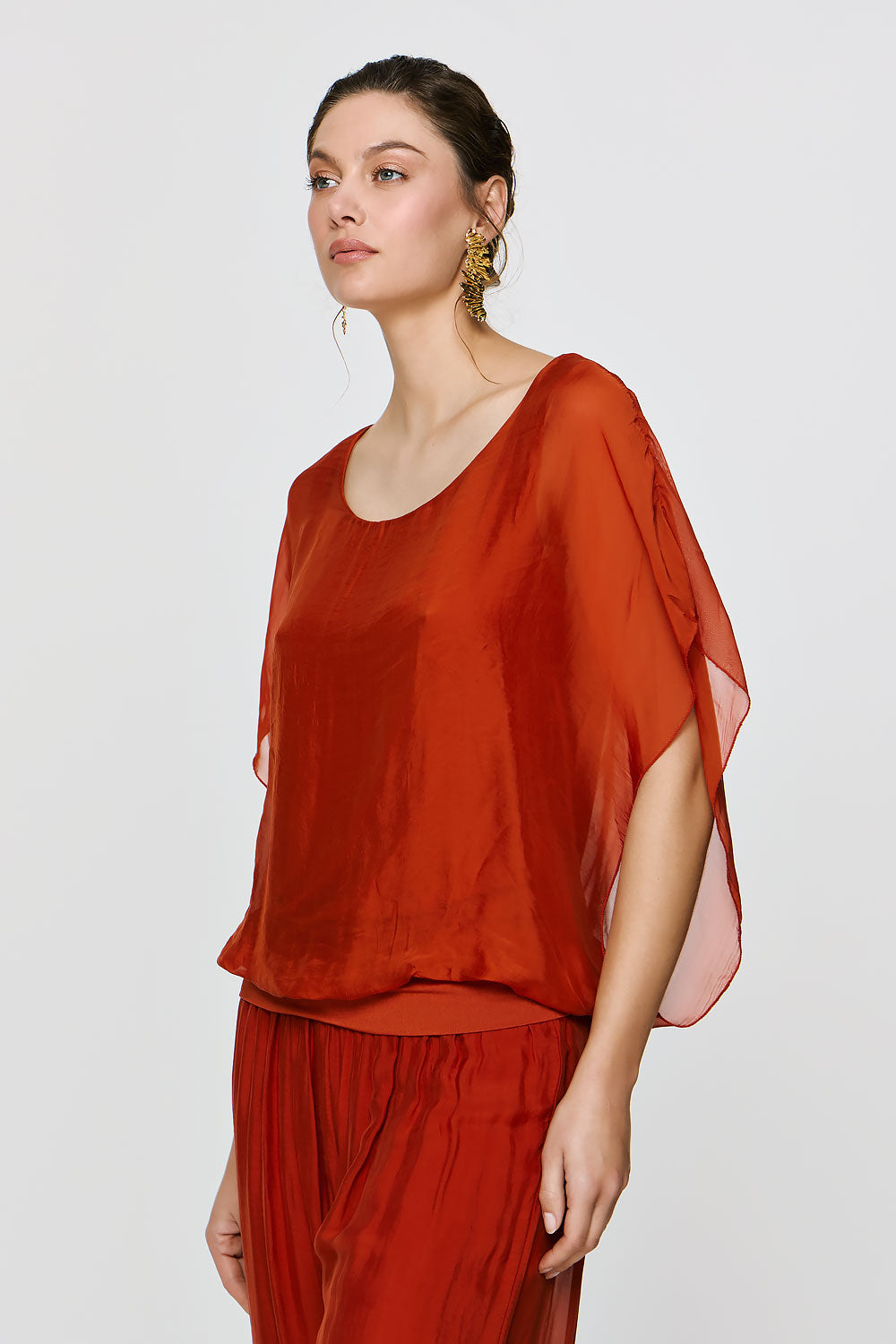 Eugenie Top | Burnt Orange