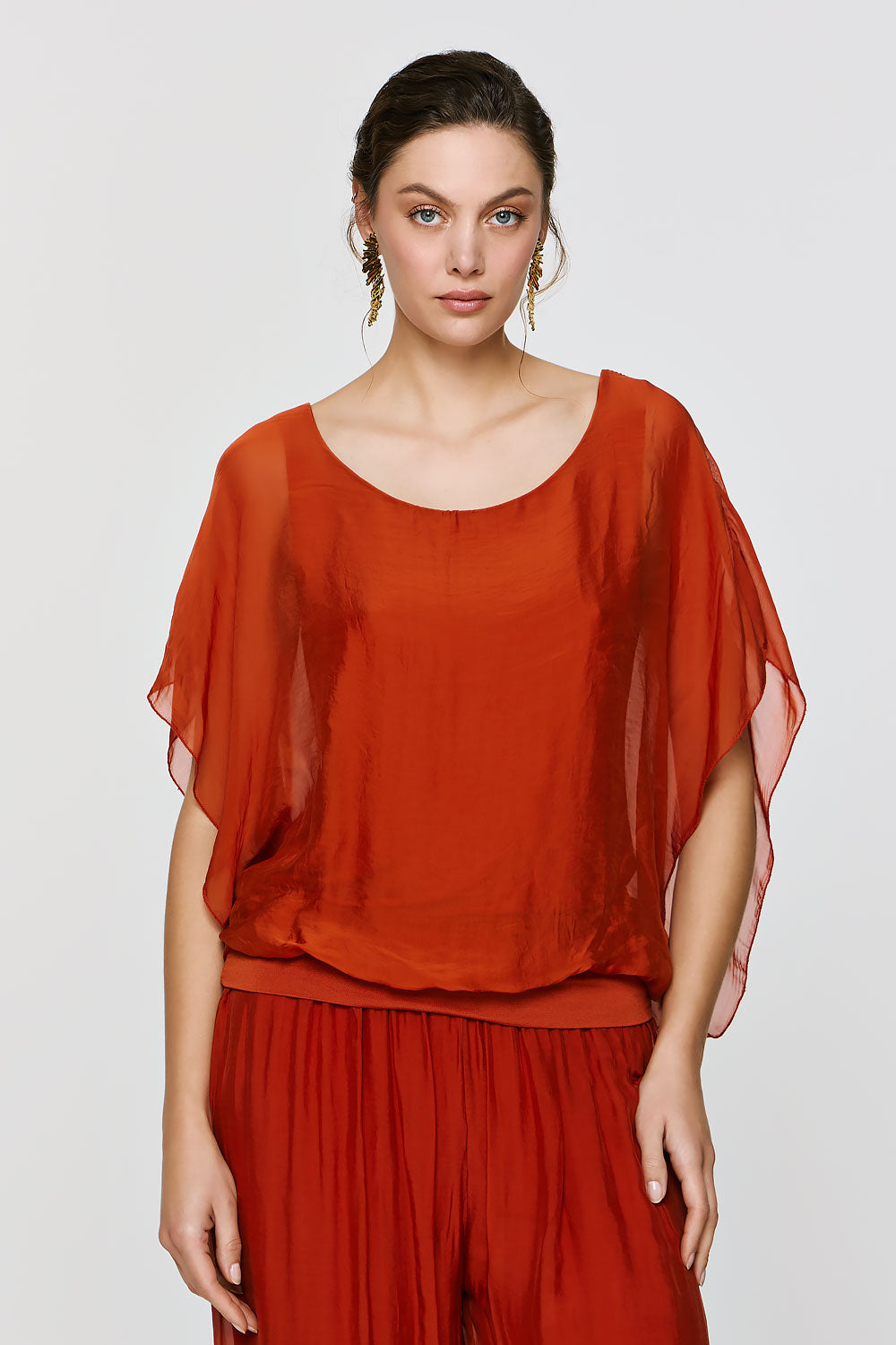 Eugenie Top | Burnt Orange