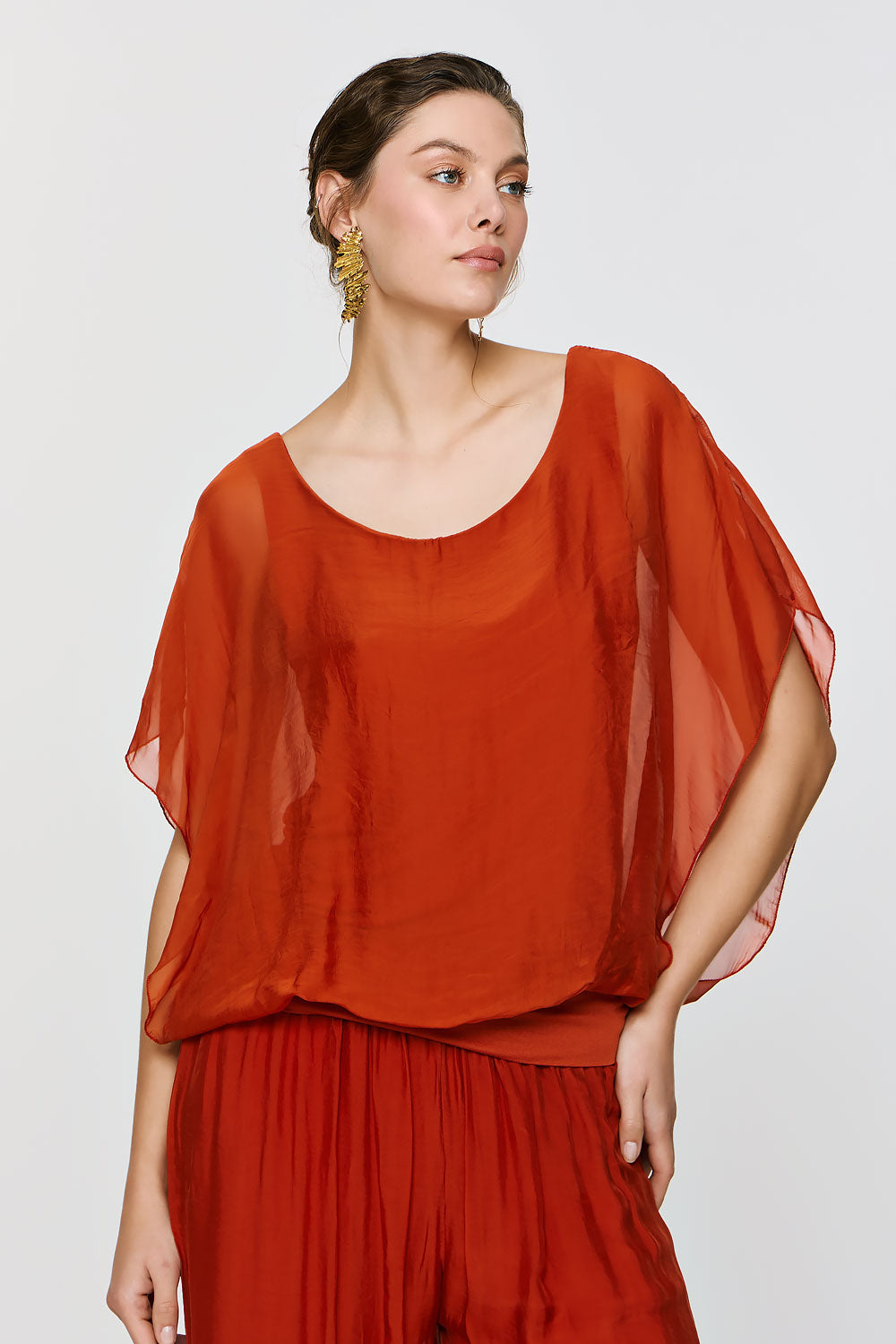 Eugenie Top | Burnt Orange