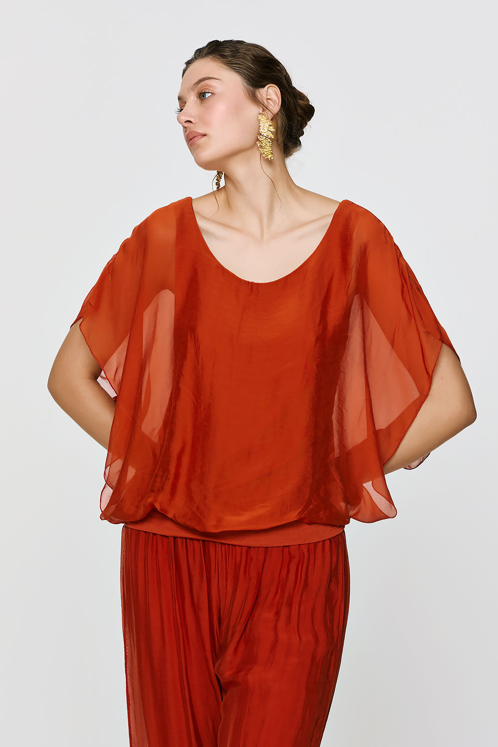 Eugenie Top | Burnt Orange