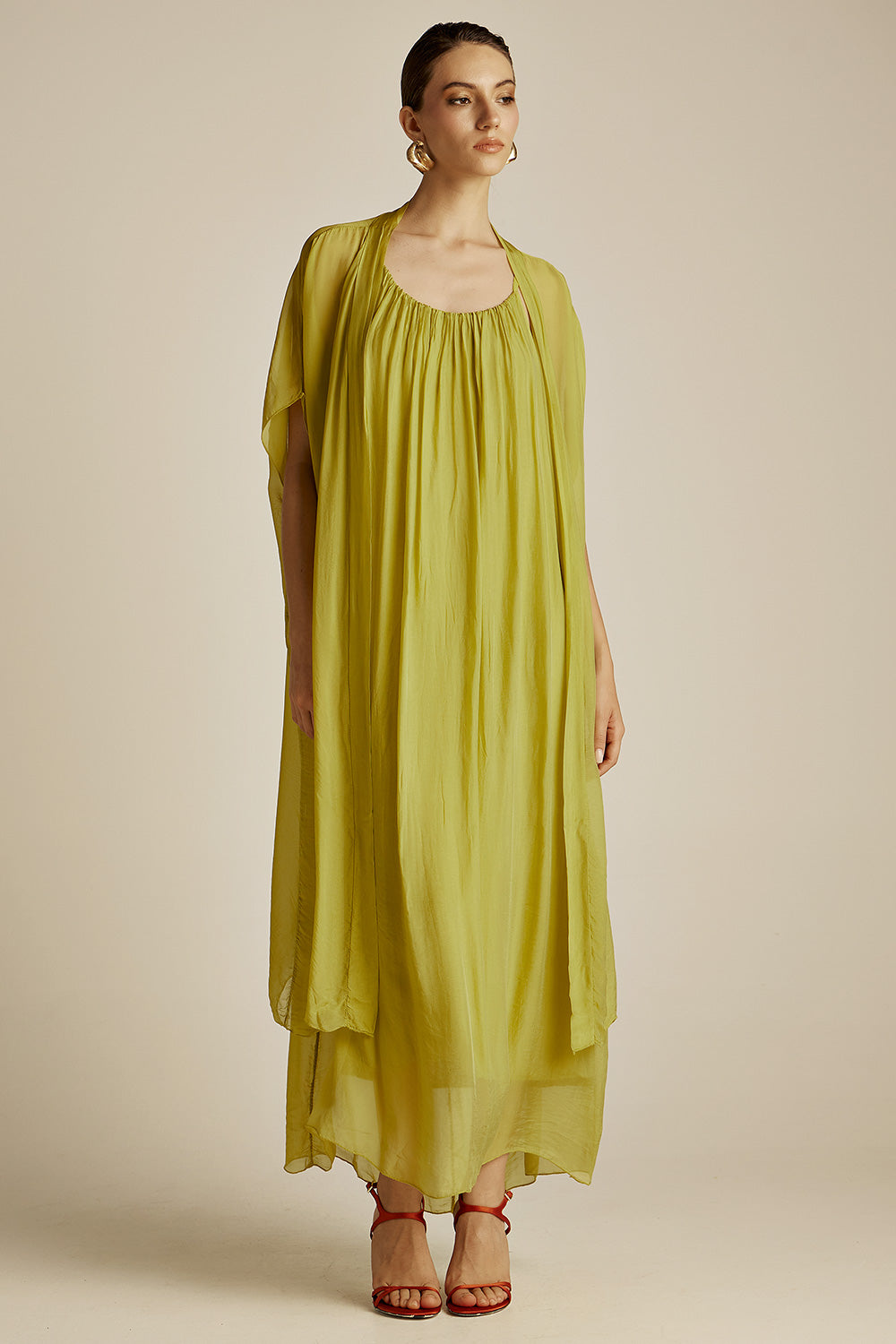 Rhea Kimono - Lime