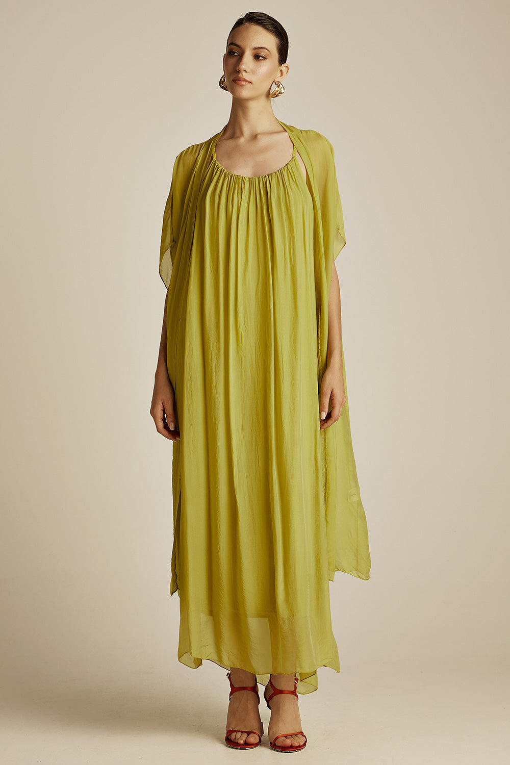 Rhea Kimono - Lime